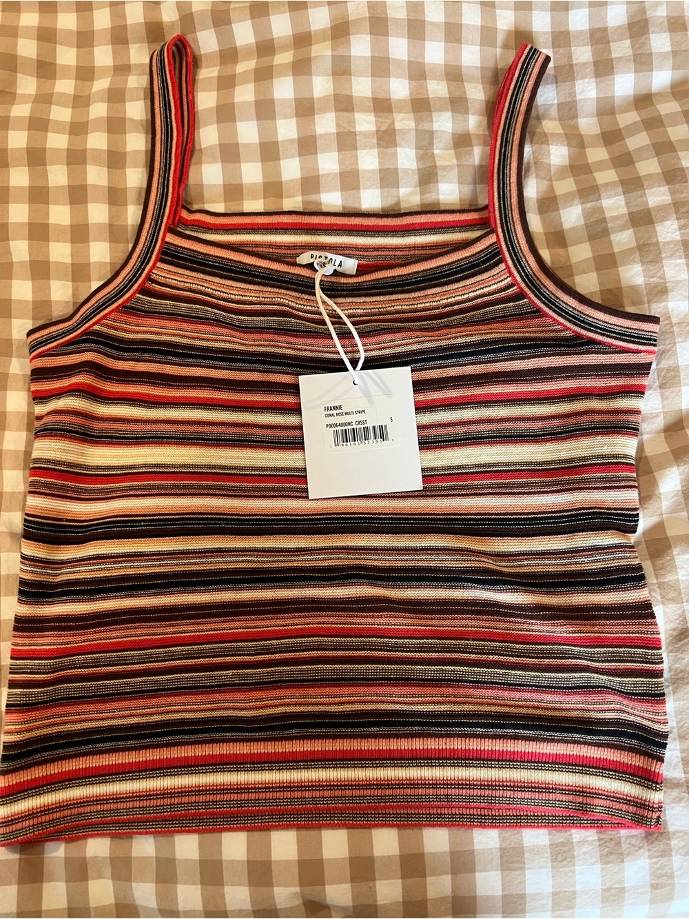 Pistola Striped Knit Tank Top